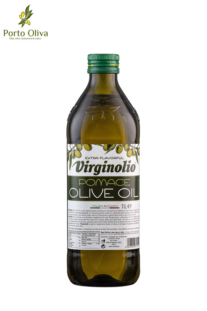 Масло оливковое Virginolio Pomace olive oil в стекле, 1л